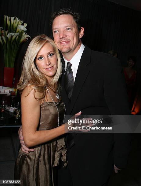 Matthew Lillard and Heather Helm during Focus Features Golden Globes After Party at Beverly Hilton in Los Angeles, California, United States.