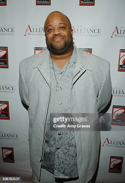 Mark Christopher Lawrence during Jesse Raudales and Terrence Howard Peace for the Children Art Show at Pounder-Kone Artspace in Glendale, California,...