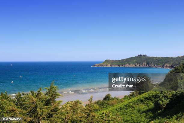 coastline in the finistere/ brittany/ france - finistere stock pictures, royalty-free photos & images