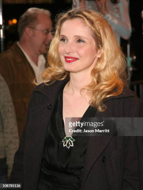 Julie Delpy during "The Hoax" Los Angeles Premiere - Red Carpet at Mann Festival in Westwood, California, United States.
