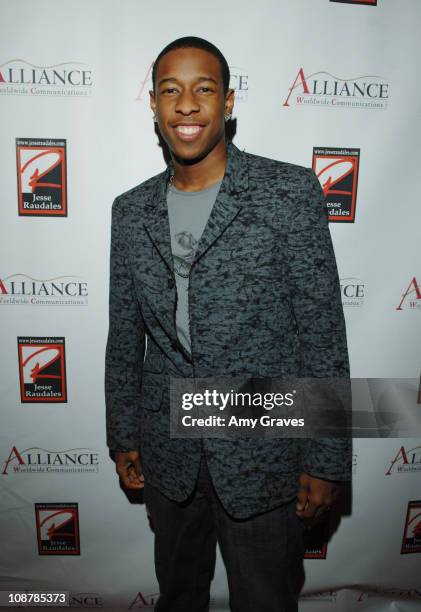 Deance Wyatt during Jesse Raudales and Terrence Howard Peace for the Children Art Show at Pounder-Kone Artspace in Glendale, California, United...