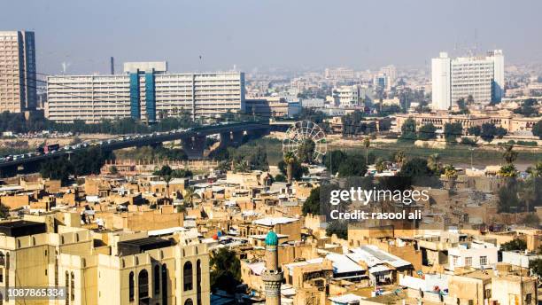 baghdad - baghdad aerial stock pictures, royalty-free photos & images