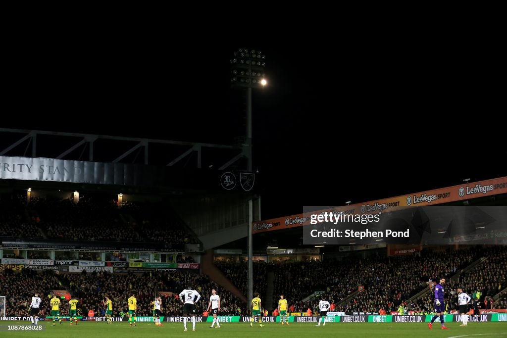 Norwich City v Derby County - Sky Bet Championship