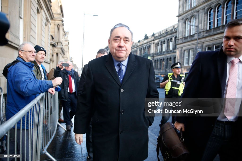 Alex Salmond, Scotland's Former First Minister, Appears In Court