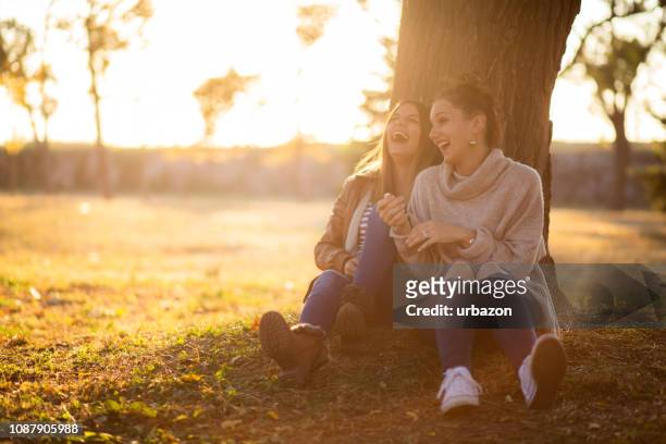 sitting under a tree - under value stock pictures, royalty-free photos & images