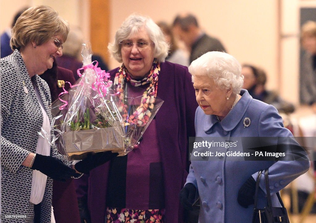 Queen Elizabeth II at WI meeting