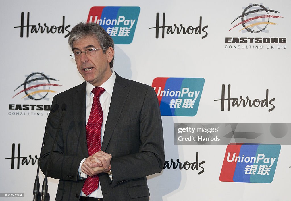 Harrods Customers Use UnionPay Debit Cards To Make Purchases