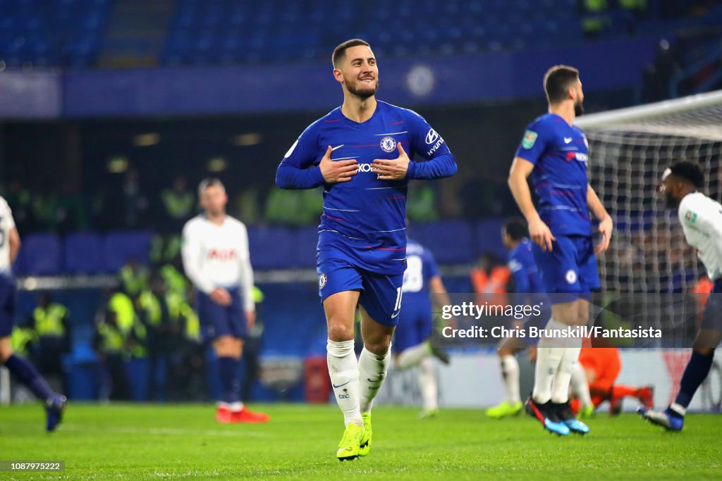 Chelsea v Tottenham Hotspur - Carabao Cup: Semi-Final Second Leg