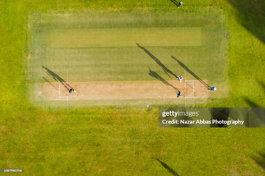 Cricket game.