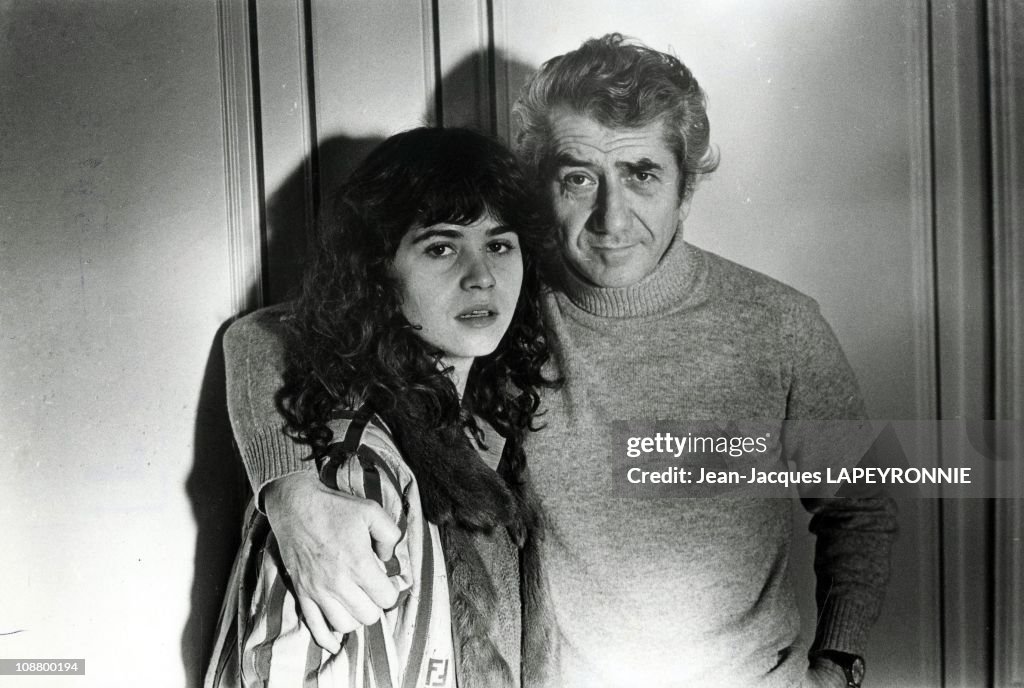 Maria Schneider with her Father Daniel Gelin