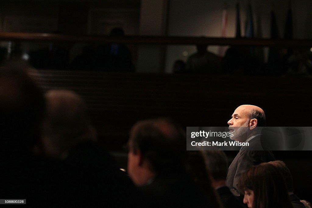 Ben Bernanke Speaks At National Press Club