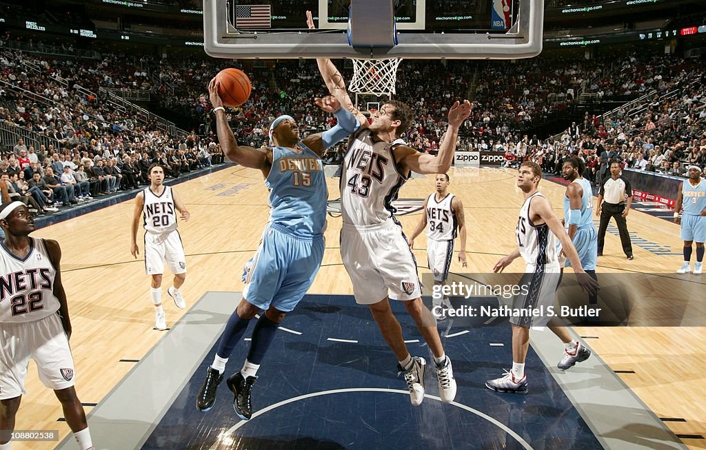 Denver Nuggets v New Jersey Nets