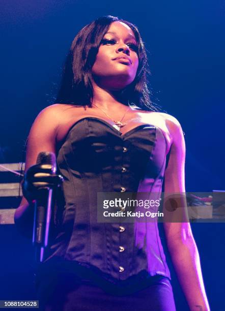 Azealia Banks performs on stage at The O2 Ritz Manchester on January 24, 2019 in Manchester, England.