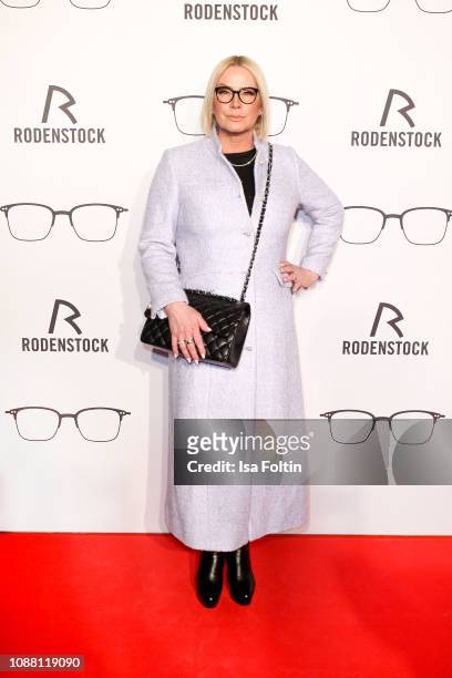 Claudia Effenberg during the Rodenstock Eyewear Show 'A New Vision of Style' at Isarforum on January 24, 2019 in Munich, Germany.
