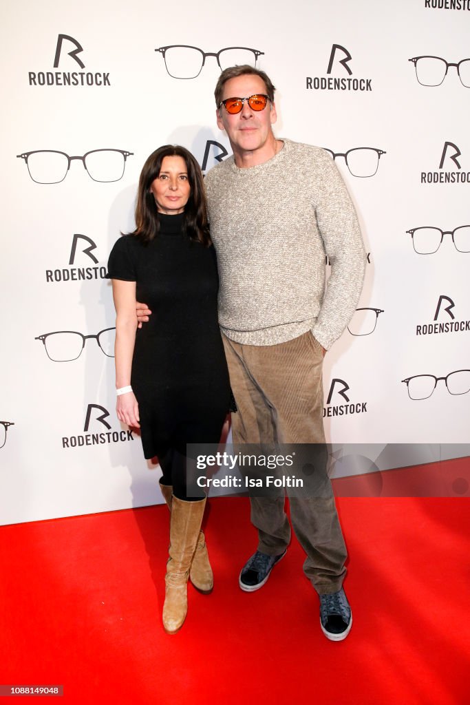 German actor Sascha Hehn and his partner Gloria Krass during the