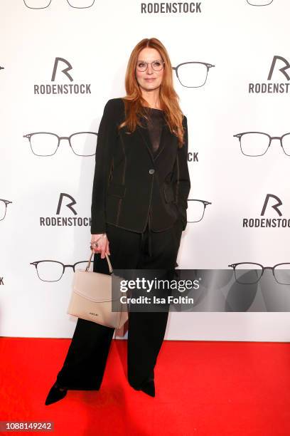 Esther Schweins during the Rodenstock Eyewear Show 'A New Vision of Style' at Isarforum on January 24, 2019 in Munich, Germany.