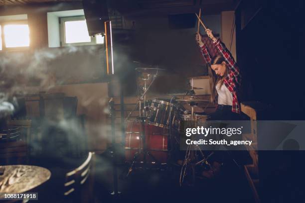 drummer - rehearsal imagens e fotografias de stock