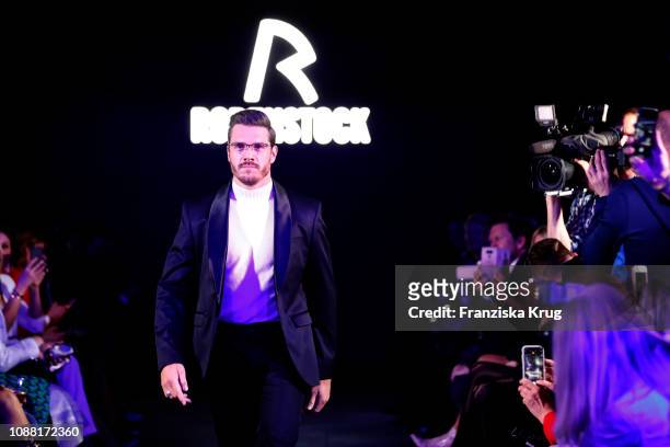 Thomas Seitel during the Rodenstock Eyewear Show 'A New Vision of Style' at Isarforum on January 24, 2019 in Munich, Germany.