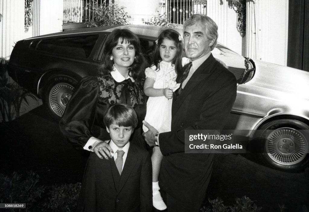 John DeLorean, Christina Ferrare, And Kids Zachary DeLorean And Alex... News Photo Getty Images