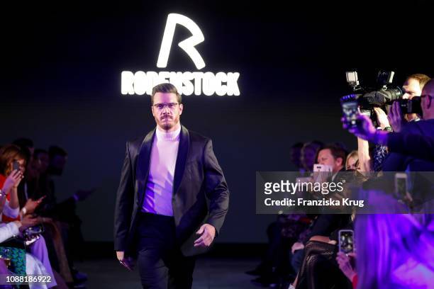 Thomas Seitel during the Rodenstock Eyewear Show 'A New Vision of Style' at Isarforum on January 24, 2019 in Munich, Germany.