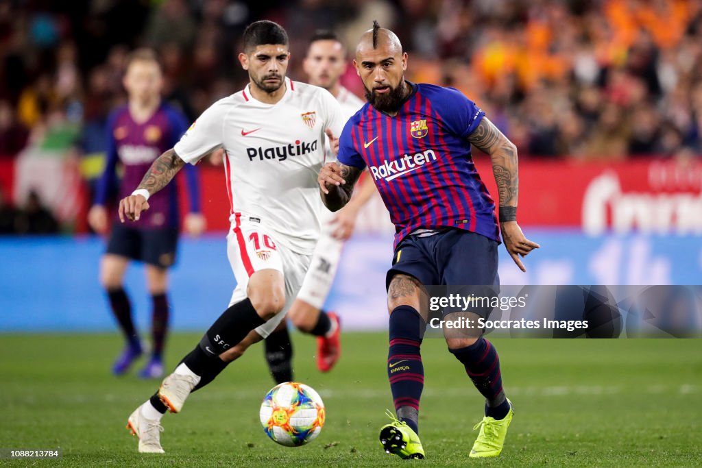 Sevilla v FC Barcelona - Spanish Copa del Rey