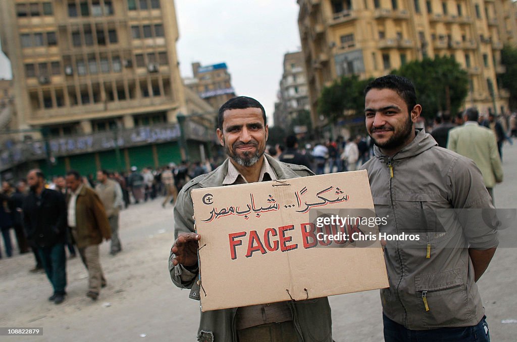 Anti-Mubarak Protesters Gather In Tahrir Square For "Day Of Departure" Demonstration