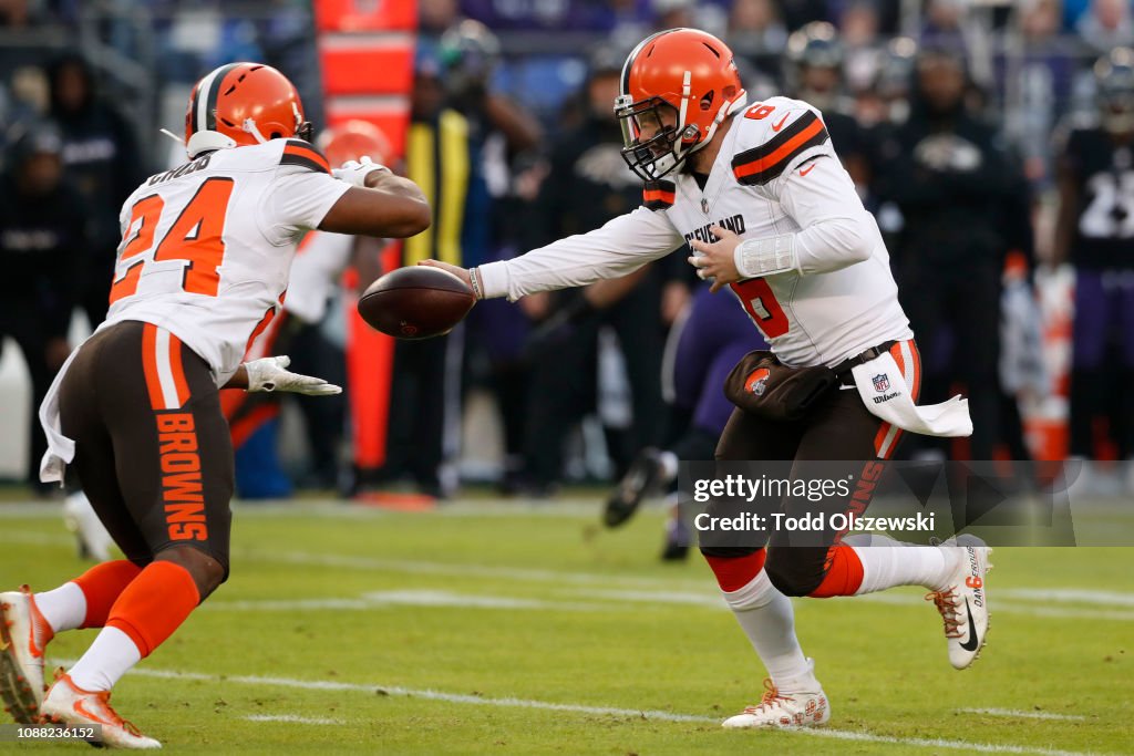 Cleveland Browns v Baltimore Ravens