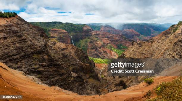 waimea canyon state park, kauai, hawaii - scott cressman stock pictures, royalty-free photos & images