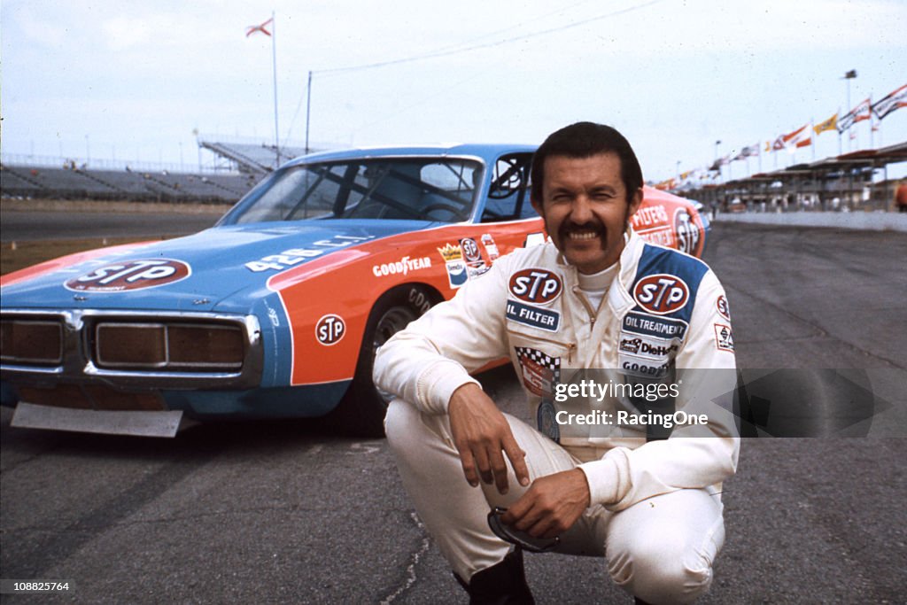 Stp Racing Richard Petty with his STP Dodge Charger NASCAR Cup machine at ...