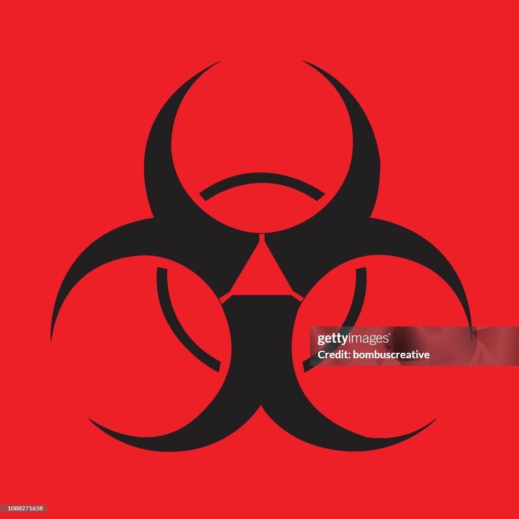 Red Radioactive Logo