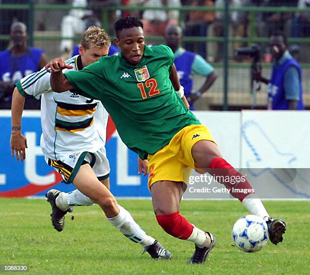 Seydou Keita of Mali in action during the quarter final of the African Cup of Nations between Mali and South Africa played at the Kayes Stadium,...