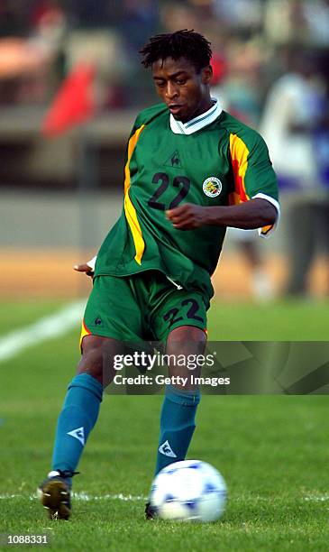 Maktar Ndiaye of Senegal in action against Tunisia during the African Cup of Nations match between Tunisia and Senegal, played at the Kayes Stadium,...