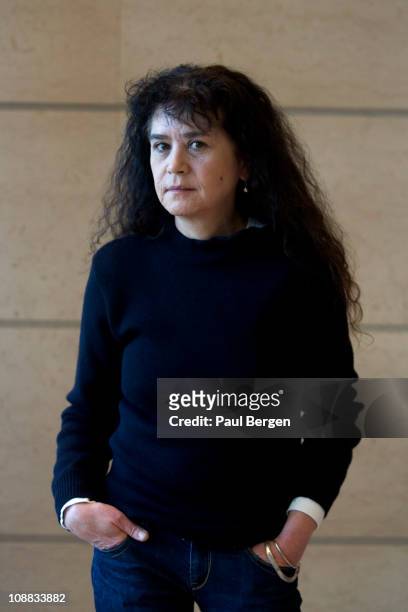 Portrait of French actress Maria Schneider in Amsterdam, Netherlands on 27th February 2008.