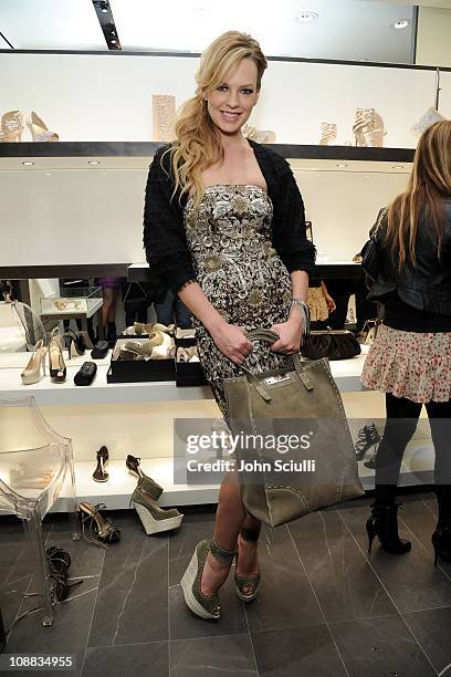 Actress Natasha Alam attends the Giuseppe Zanotti Design Beverly Hills Store Opening cocktail reception on February 4, 2011 in Beverly Hills,...