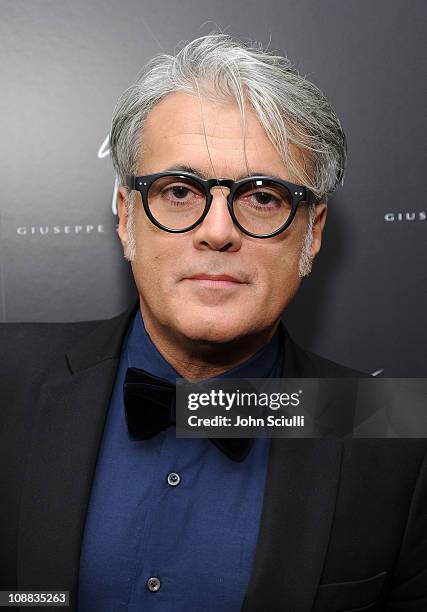 Designer Giuseppe Zanotti attends the Giuseppe Zanotti Design Beverly Hills Store Opening cocktail reception held on February 4, 2011 in Beverly...