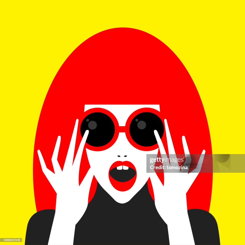 Color Suprised Fashion Color Surprised Girl High-Res Vector Graphic - Getty Images