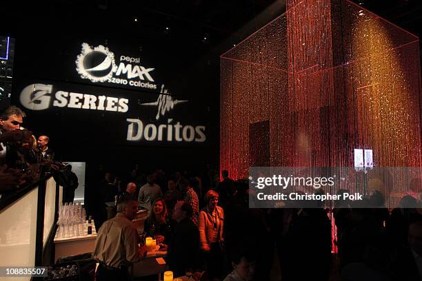 General view at the PepsiCo Super Bowl Weekend Kickoff Party featuring Lenny Kravitz and DJ Pauly D at Wyly Theater on February 4, 2011 in Dallas,...