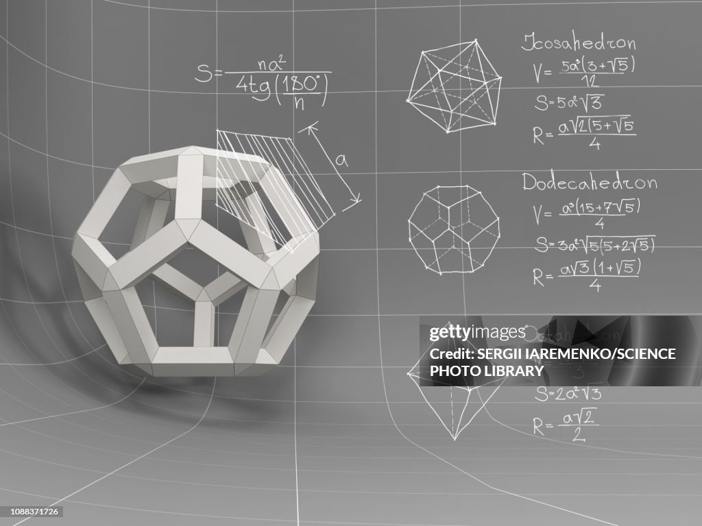 Three-dimensional geometry, illustration