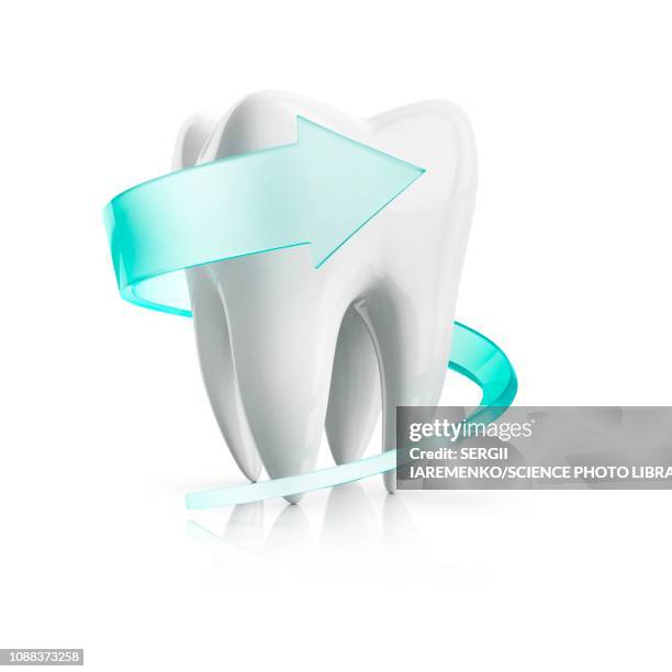 tooth protection, conceptual illustration - enamel stock illustrations