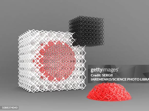 objects made by 3d printer, illustration - 3d printer stock illustrations