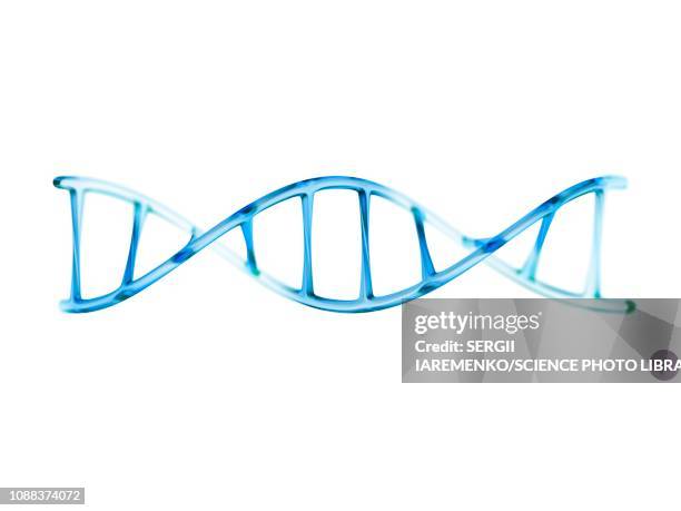 ilustrações, clipart, desenhos animados e ícones de dna molecule, illustration - hélice formas geométricas