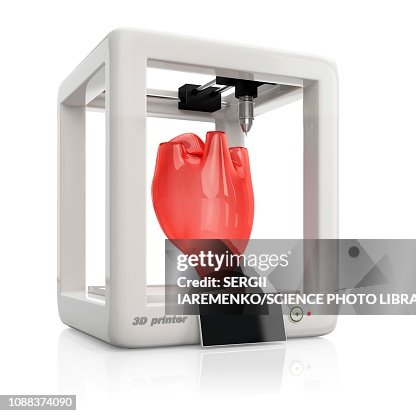 Bioprinting, illustration Bioprinting, illustration