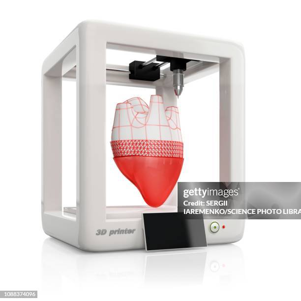 bioprinting, illustration - 3d bioprinting stock illustrations