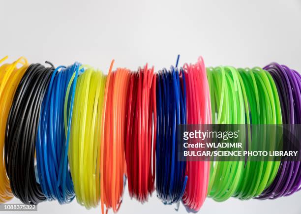 plastic filaments for 3d printing - exército popular de libertação da china imagens e fotografias de stock