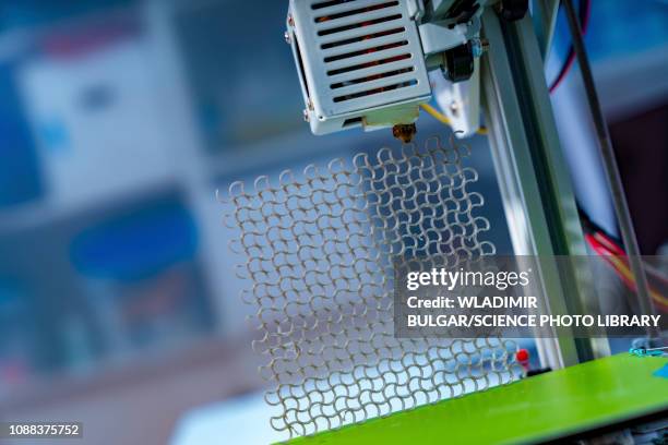 3d printing metamaterial - large 3d printer stockfoto's en -beelden