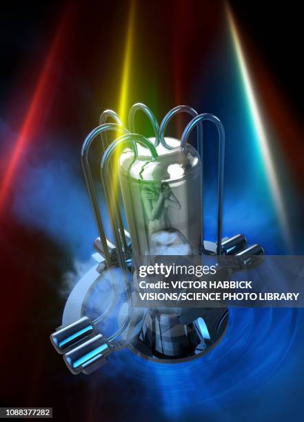 cryopreservation, illustration - cryobiology stock illustrations