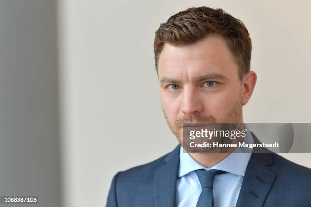 Actor Friedrich Muecke during the BR Film Brunch at Literaturhaus on January 25, 2019 in Munich, Germany.