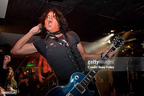 Marq Torien of BulletBoys performs live in concert at Rock House Cafe on February 4, 2011 in Indianapolis, Indiana.