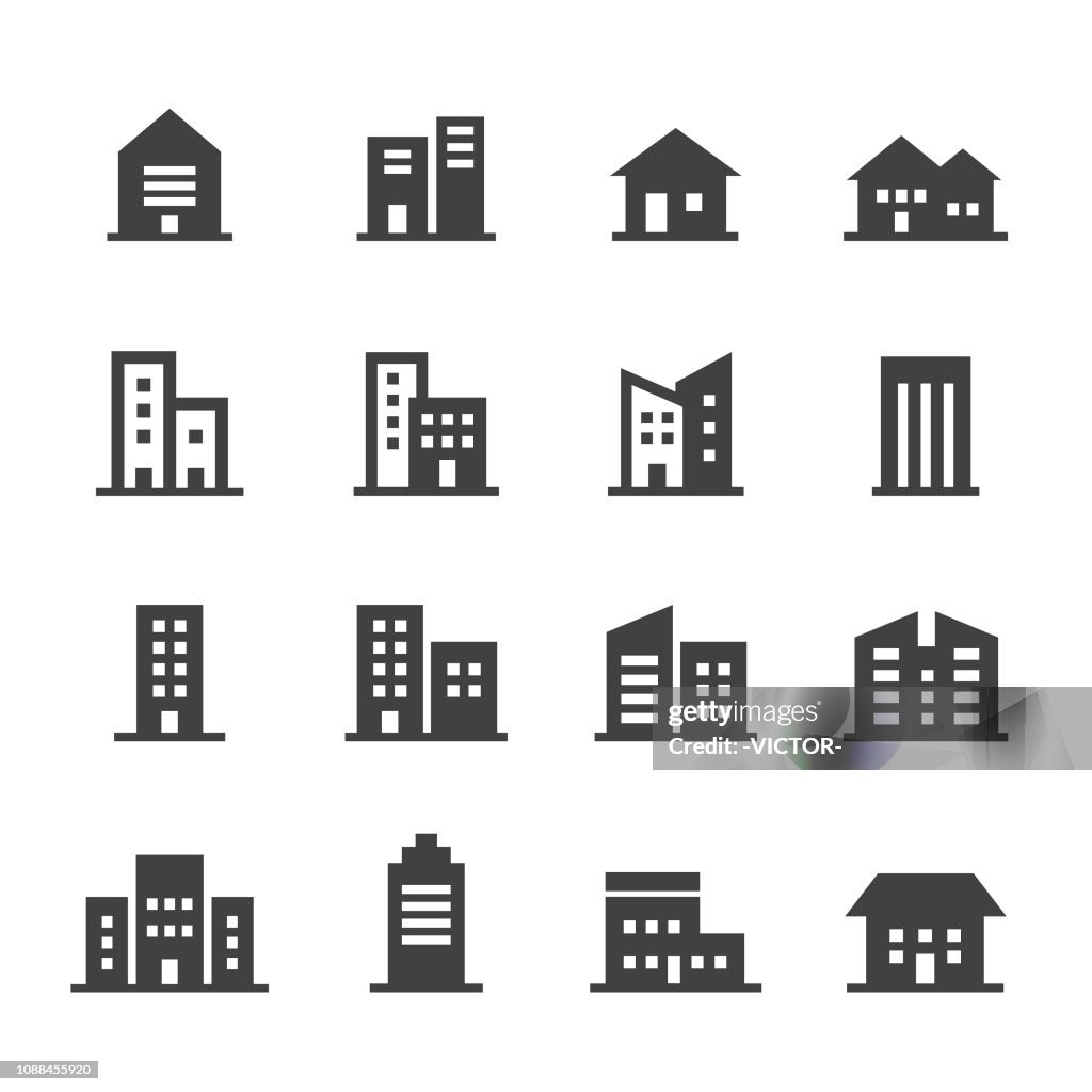 Gebäude-Icons - Acme-Serie