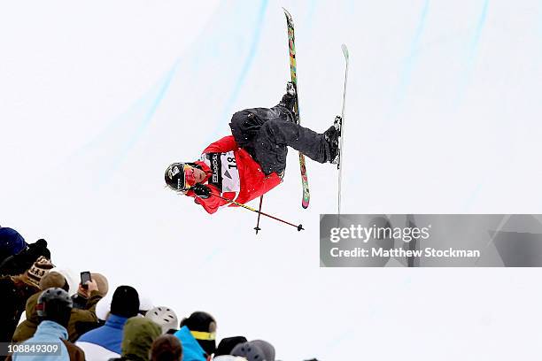 Sarah Burke of Canada competes in the Ladies' Half Pipe final at the FIS Freestyle World Championships at Park City Mountain Resort on February 5,...